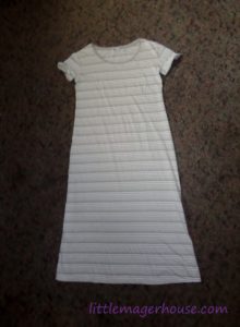 DIY Sew A Maxi Skirt From A Dress