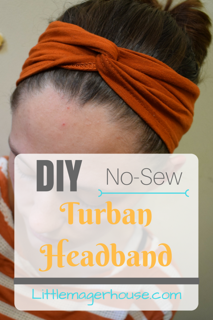 DIY Turban Headband - No-Sew