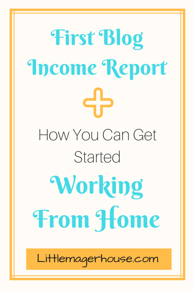 1st Income Report - Get Started Working From Home