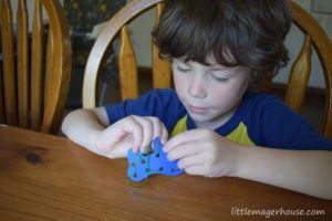 DIY Foam Lacing Cards Busy Bag