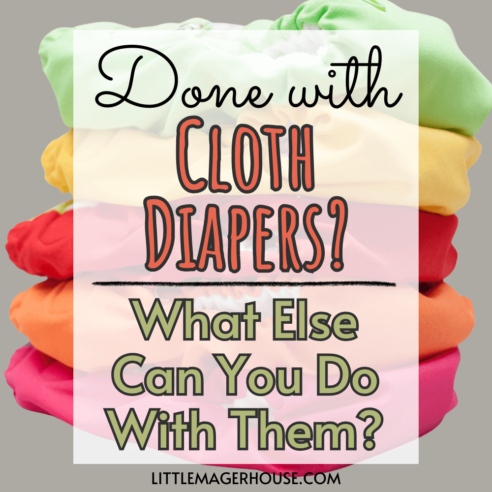 Are you finished with cloth diapers? Here are some other ways to use cloth diapers.