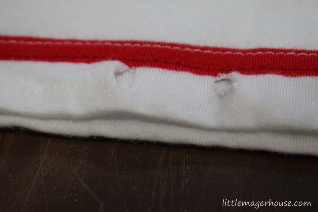 5 Minute No-Sew DIY T-Shirt Skirt - Little Mager House