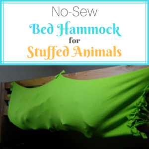 DIY Hammock For Stuffed Animals To Keep Them Off The Floor