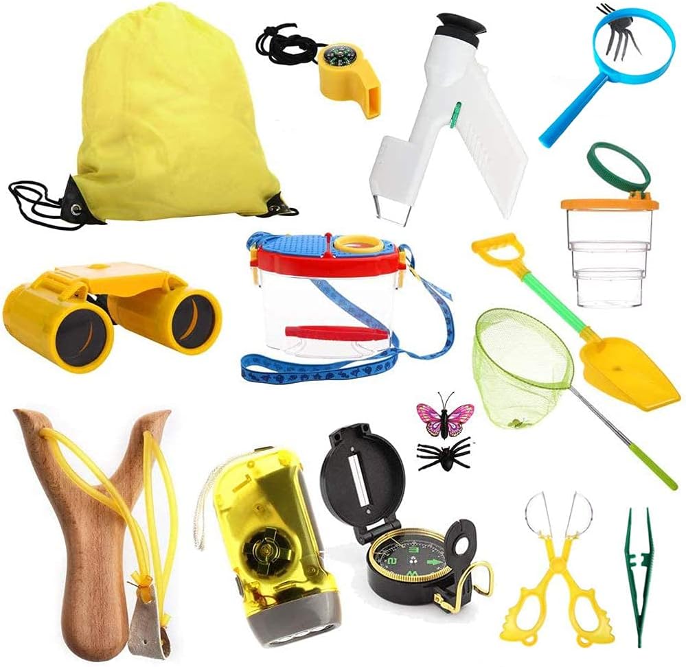 Outdoor Adventure Kit for Kids -16 Pcs Ages 4-12